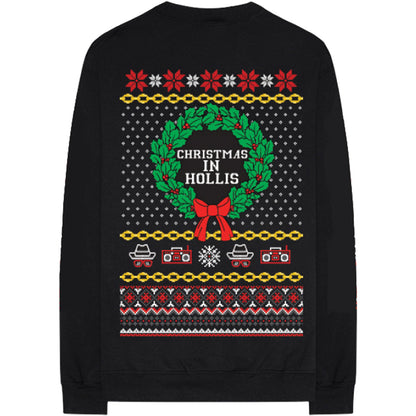 Black - Back - Run DMC Unisex Adult Holiday Christmas Sweatshirt