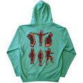 Green - Back - Billie Eilish Unisex Adult Silhouette Pullover Hoodie