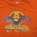 Orange - Back - Aerosmith Unisex Adult Eagle T-Shirt