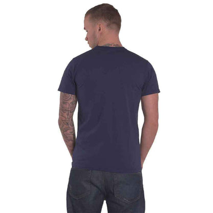 Denim Blue - Back - Joy Division Unisex Adult Unknown Pleasures T-Shirt