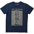 Denim Blue - Front - Joy Division Unisex Adult Unknown Pleasures T-Shirt
