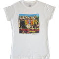 White - Front - The Beatles Womens-Ladies Sgt Pepper Back Print T-Shirt