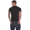 Black - Back - Pantera Unisex Adult Skull & Snake Diamante T-Shirt