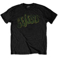 Black-Green - Front - Genesis Unisex Adult Vintage Logo T-Shirt