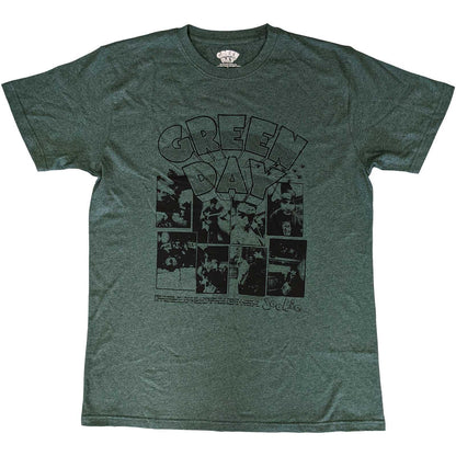 Green - Front - Green Day Unisex Adult Dookie Frame T-Shirt