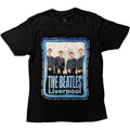 Black - Front - The Beatles Unisex Adult Pier Head Frame T-Shirt