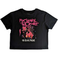 Black - Front - My Chemical Romance Womens-Ladies March Crop Top