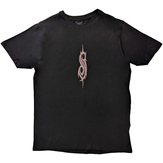 Black - Front - Slipknot Unisex Adult Skeleton & Pentagram T-Shirt