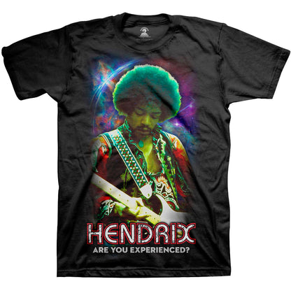 Black - Front - Jimi Hendrix Unisex Adult Are You Experienced Cotton T-Shirt