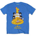 Blue - Front - The Beatles Childrens-Kids Yellow Submarine Cotton T-Shirt