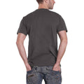 Charcoal Grey - Back - Talking Heads Unisex Adult Pixel Cotton T-Shirt