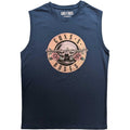 Denim Blue - Front - Guns N Roses Unisex Adult Classic Logo Cotton Tank Top
