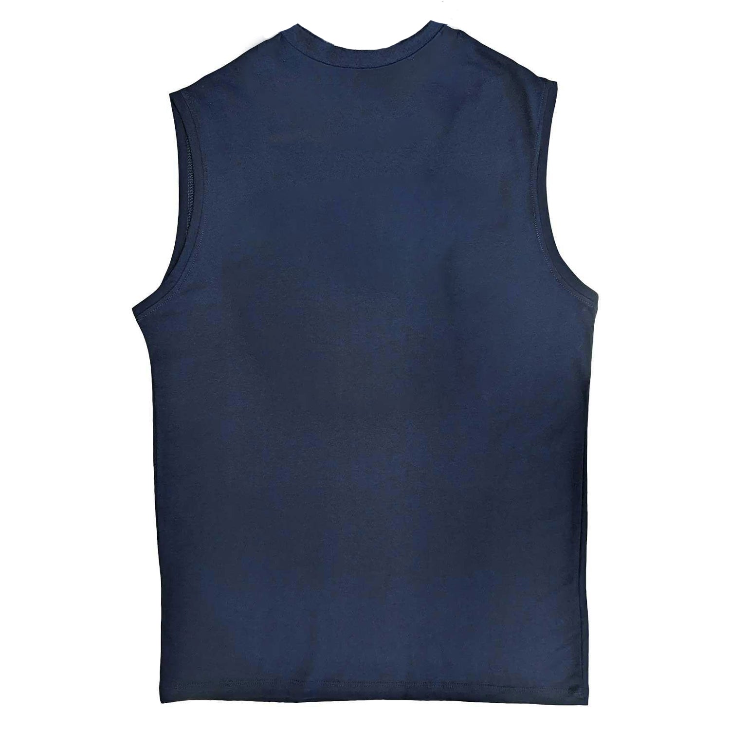 Navy Blue - Back - Wu-Tang Clan Unisex Adult Logo Cotton Vest Top