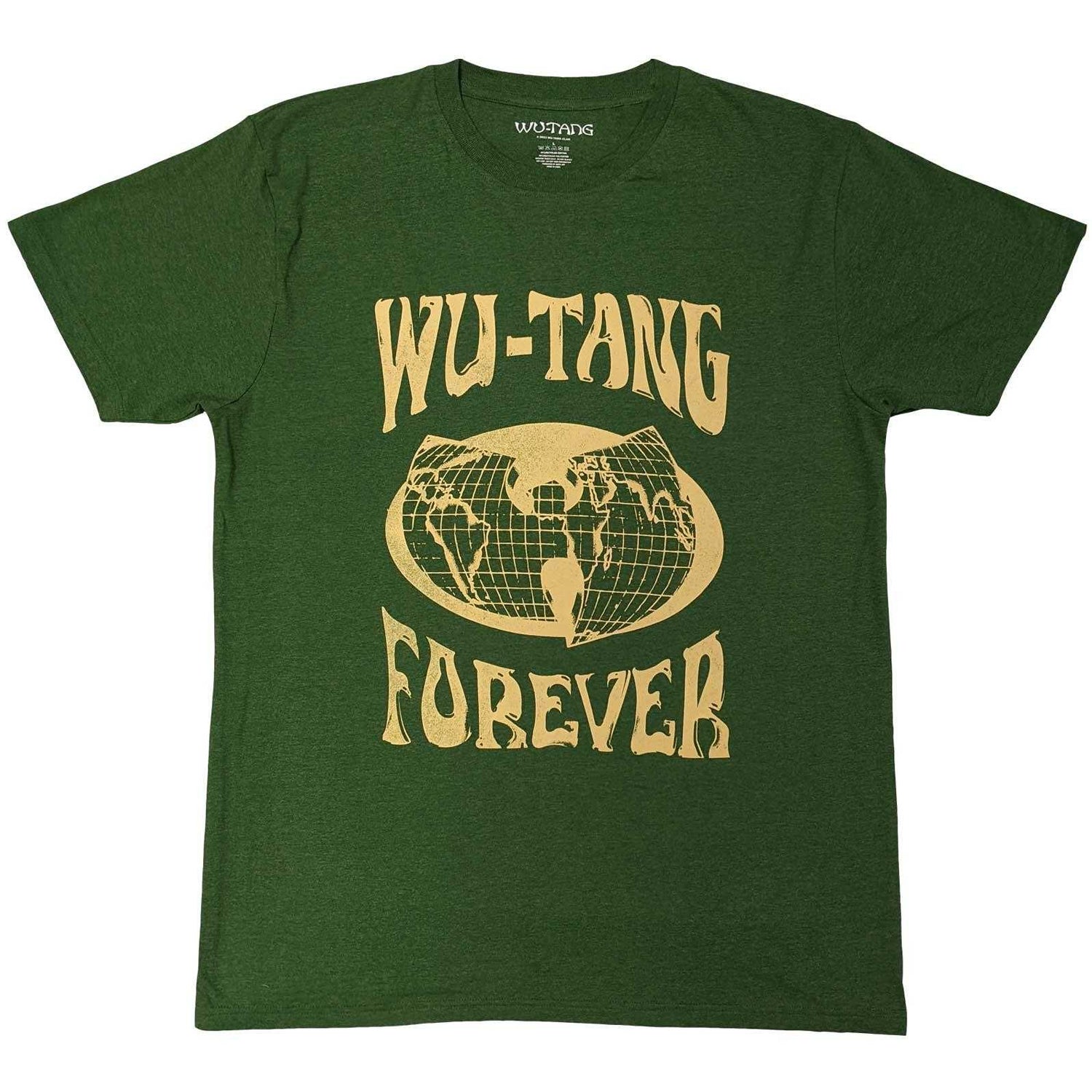 Green - Front - Wu-Tang Clan Unisex Adult Forever T-Shirt
