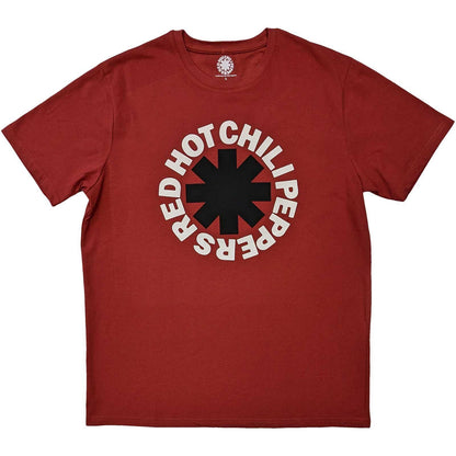 Red - Front - Red Hot Chilli Peppers Unisex Adult Asterisk T-Shirt