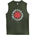 Green - Front - Red Hot Chilli Peppers Unisex Adult Stencil Cotton Tank Top