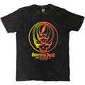 Black - Front - Grateful Dead Unisex Adult Concentric Skulls T-Shirt