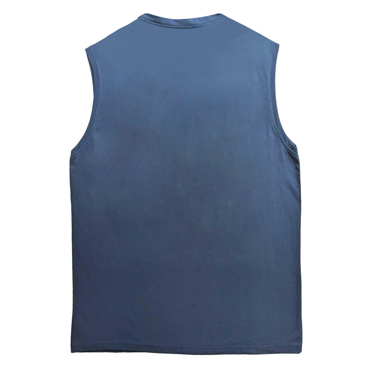 Denim Blue - Back - Gorillaz Unisex Adult Demon Days Cotton Tank Top