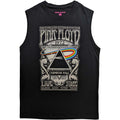 Black - Front - Pink Floyd Unisex Adult Carnegie Hall Poster Cotton Tank Top