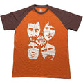 Brown-Orange - Front - The Who Unisex Adult Faces T-Shirt