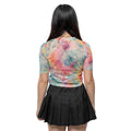 Multicoloured - Side - The Beatles Womens-Ladies Sgt Pepper Mesh Crop Top