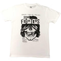 White - Front - Foo Fighters Unisex Adult Roxy Flyer T-Shirt