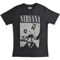 Black - Front - Nirvana Unisex Adult Sitting T-Shirt