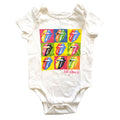 White - Front - The Rolling Stones Toddler Two Tone Babygrow