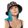 Charcoal Grey - Back - The Rolling Stones Unisex Adult Tongue Checkerboard Bucket Hat
