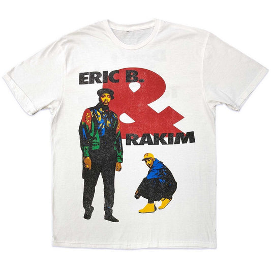 White - Front - Eric B. & Rakim Unisex Adult Don´t Sweat Back Print Cotton T-Shirt
