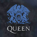 Black-Blue - Back - Queen Childrens-Kids Crest T-Shirt