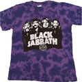 Purple - Front - Black Sabbath Childrens-Kids Band Tie Dye T-Shirt