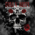 Grey - Back - Guns N Roses Childrens-Kids Flower Skull T-Shirt