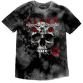 Grey - Front - Guns N Roses Childrens-Kids Flower Skull T-Shirt