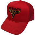 Red-Yellow-Black - Front - Van Halen Unisex Adult Logo Mesh Cap