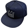 Navy Blue - Front - Biggie Smalls Unisex Adult Crown Logo Snapback Cap