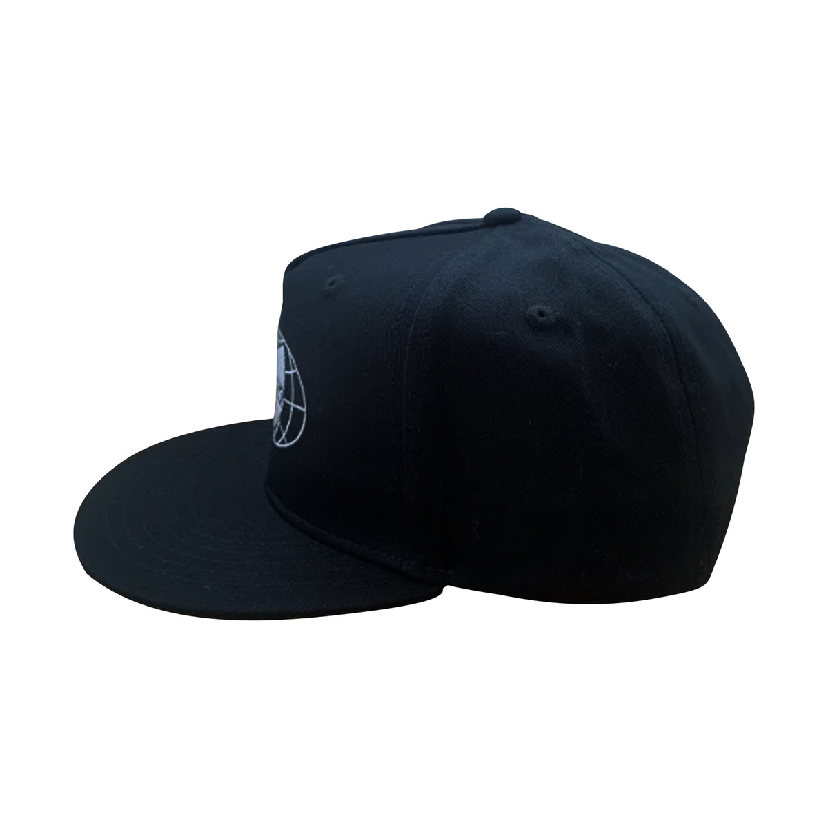 Black - Side - Wu-Tang Clan Unisex Adult World Wide Snapback Cap
