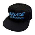 Black-Blue - Front - Bruce Springsteen Unisex Adult The River Logo Snapback Cap