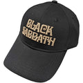 Black - Front - Black Sabbath Unisex Adult Logo Baseball Cap