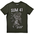 Green - Front - Sum 41 Unisex Adult Reaper T-Shirt