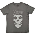 Charcoal Grey - Front - Misfits Unisex Adult Logo & Fiend T-Shirt