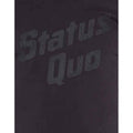 Black - Side - Status Quo Unisex Adult Vintage Logo T-Shirt