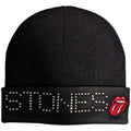 Black - Front - The Rolling Stones Unisex Adult Stones Embellished Beanie