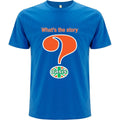 Blue - Front - Oasis Unisex Adult What´s The Story Question Mark T-Shirt