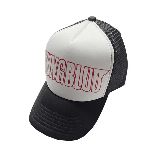Black-White-Red - Front - Yungblud Unisex Adult Outline Logo Cap
