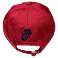 Maroon - Back - The Rolling Stones Unisex Adult 70s Vintage Logo Baseball Cap