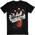Black - Front - Judas Priest Unisex Adult British Steel Cotton T-Shirt