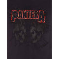 Black - Side - Pantera Unisex Adult Watermarked Skulls Cotton T-Shirt