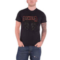 Black - Front - Pantera Unisex Adult Watermarked Skulls Cotton T-Shirt