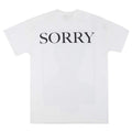 White - Back - Justin Bieber Womens-Ladies Sorry Cotton T-Shirt